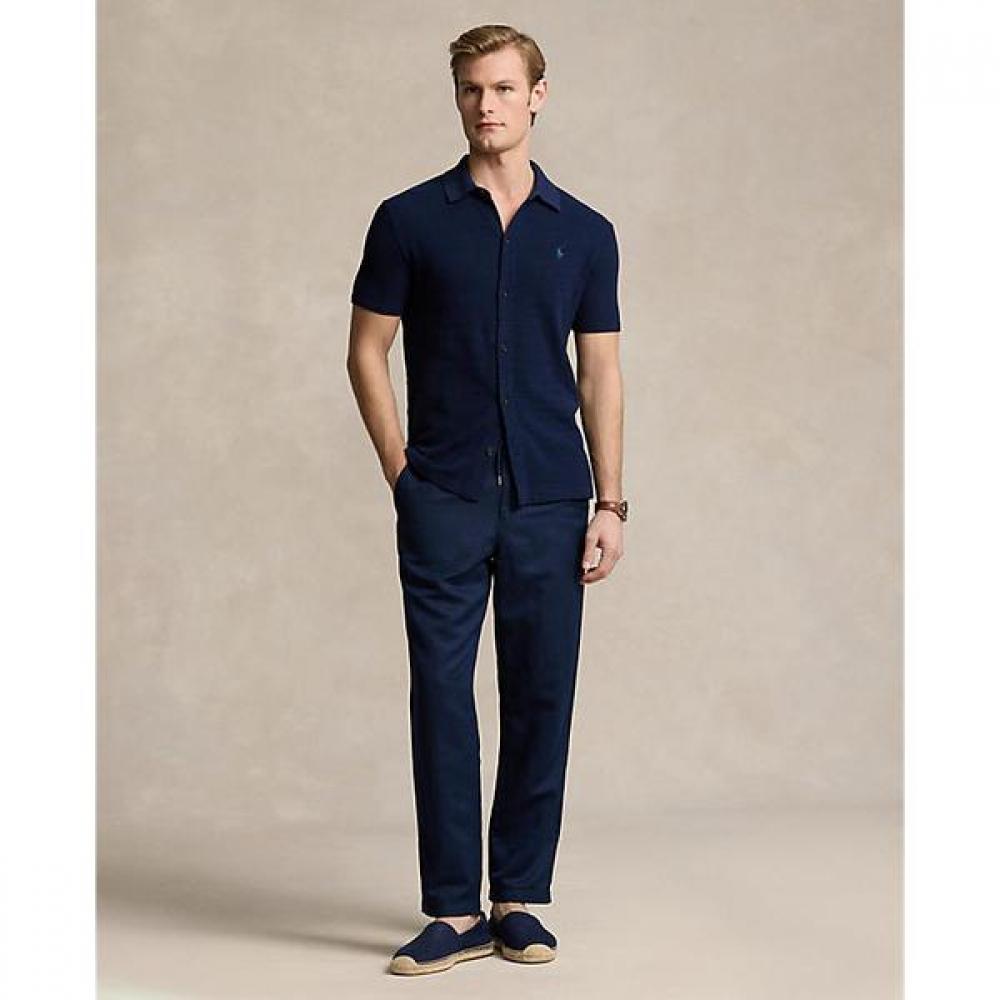 Polo Ralph Lauren Men S Textured Cotton Linen Shirt Sweater mnpoSwe1n820027400