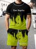 3D Digitaldruck T-Shirt Teenager Herren Kurzarm Anzug Vielseitig Atmungsaktiv