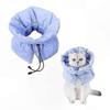 Adjustable Soft Recovery Collar for Cats and Pets, Light Blue, Size M, Comfortable Safety E-Collar Solution