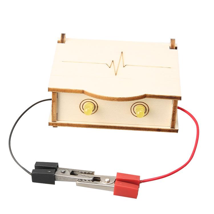 Middle School Students' Interesting Handmade DIY Conductor Detector Small Production Science Small Experiment Science Model Steam Education