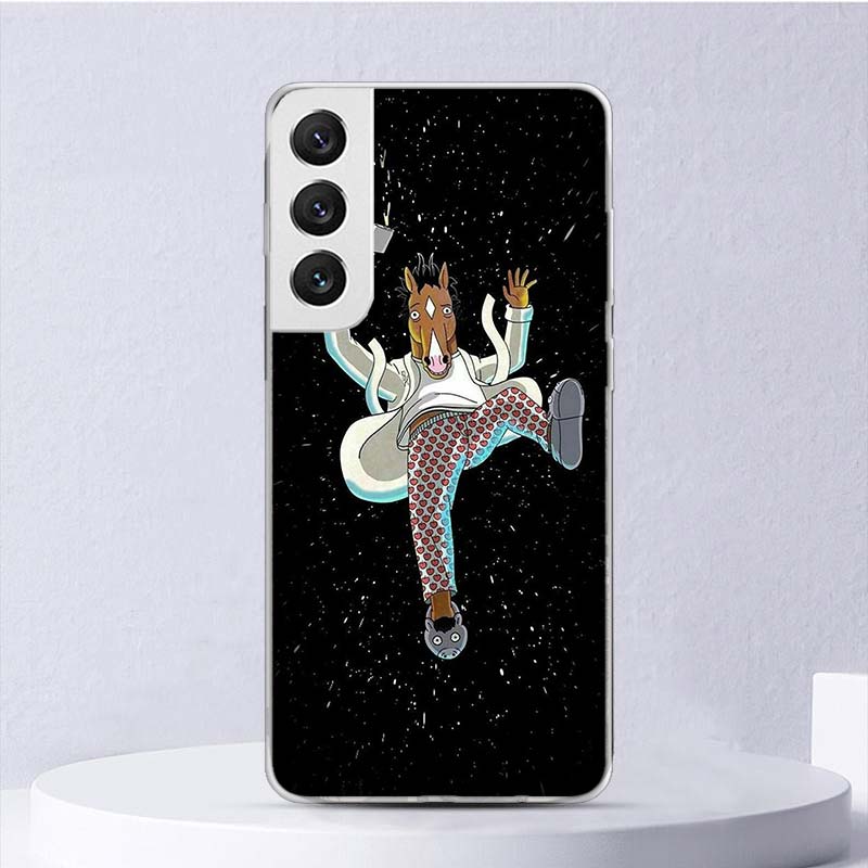 Cartoon B-BoJack Horsemans Soft Case For Samsung Galaxy S25 S24 S23 S22 Ultra Phone Cover S21 S20 FE S10 Plus S10E S25U Funda Co