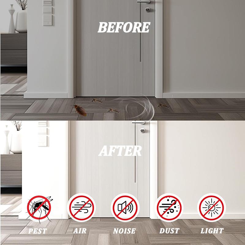 5m EVA Self-adhesive Window Sealing Strips Door Soundproof Windproof Dusting Sealing Tape Cabinet Seam Insulation Stripping