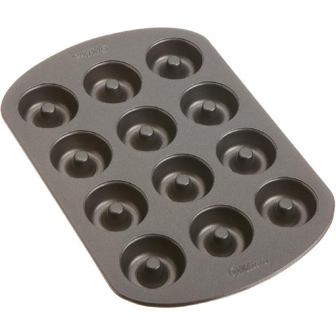 Wilton Mini Donut Baking Pan, 12-Cavity Pack of 1