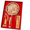 Handgefertigtes High-End Hochzeitsfächer-DIY-Kit für chinesisches Xiuhe-Kleid