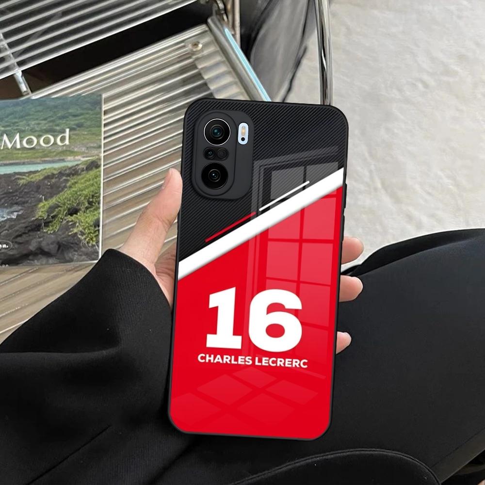 Charles Leclerc 16 F1 Phone Case for Xiaomi 14 13 12 11 13t 12t 11t POCO M6 M5 X6 X5 F6 F5 Ultra Pro Lite 5G Toughened Glass