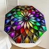 1PC mandala colorful Umbrella-8-Rib Reinforced, Automatic Open, Lightweight & Durable, Cute Fashion Accessory for Outdoor, Beach, or Casual Use, Beach
