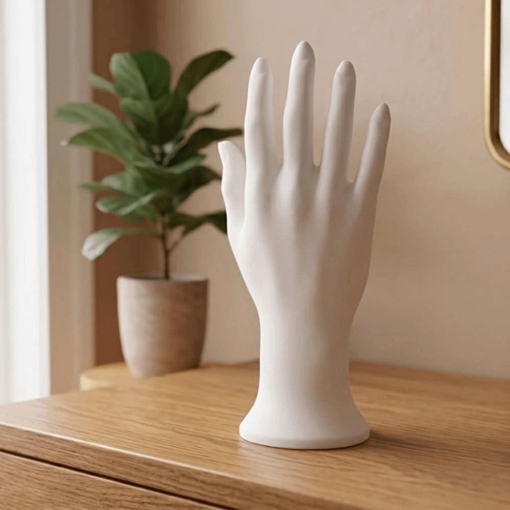 3D Printed Mannequin Hand Model Elegant Ring Organizer Jewelry Display Hand Model Home Use