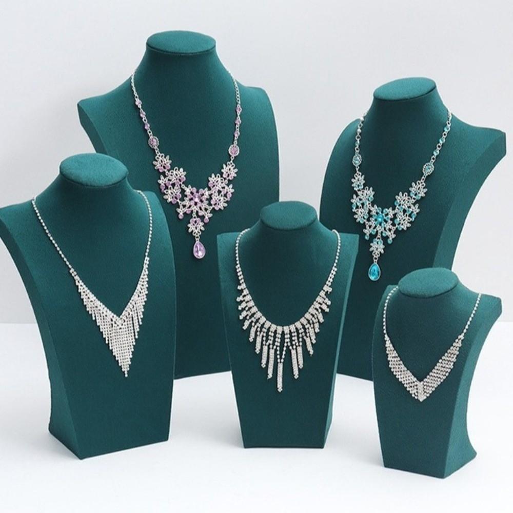 Neck Mold Necklace Display Stand Human Shape Ornament Holder Durable Mannequin Bust Jewelry Show