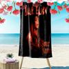 Toalha de Praia com Estampa Personalizada Billie Eilish, Toalha Grande Macia de Secagem Rápida para Praia, Acampamento, Natação -HE181