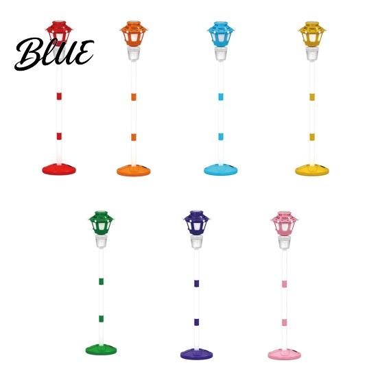 Portable Bubble Wand Street Lamp Machine with Music & LED Lights Automatic Blower for Kids Handheld Adjustable Height 21-47" Detachable Wand