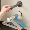 Plastic Suction Cup Wall Mount Organizer With Telescopic For Bathroom And Bedroom Storage