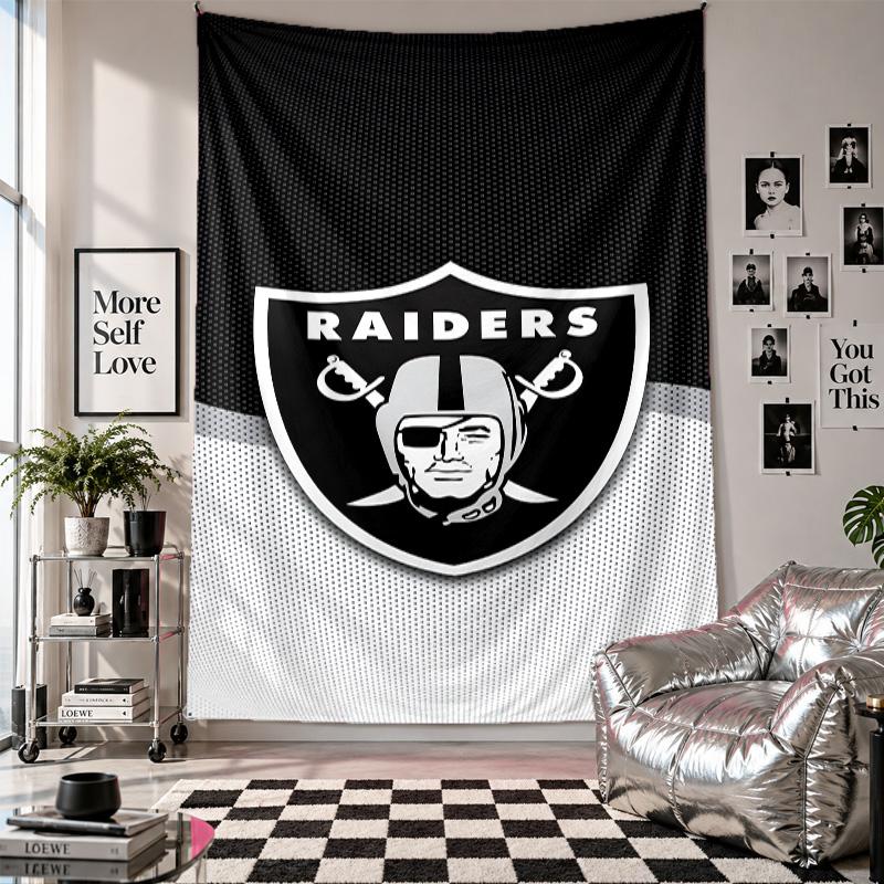 Las Vegas Raiders Wall Tapestry Home Decor Wall Hanging Cloth for Bedroom Living Room Background