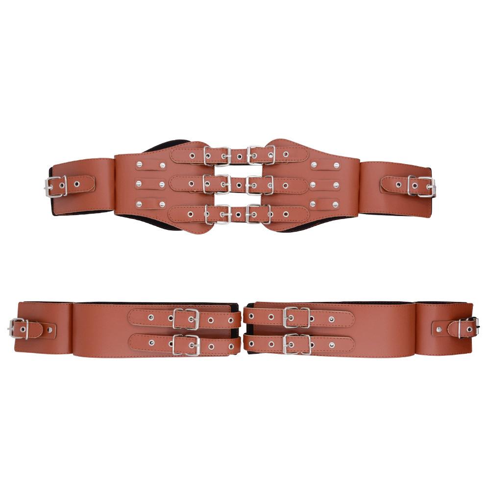 Sexy Shapewear SM Training Suit Female Slave Binding Handcuffs Couple Adult Toys Sex Product
