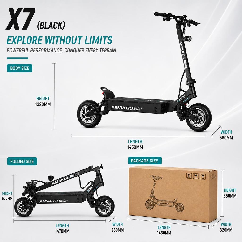 2026 hot sale X7-72 European and American high-power 9000-watt 72V40ah electric scooter off-road pedal high-speed wheel 150 kg
