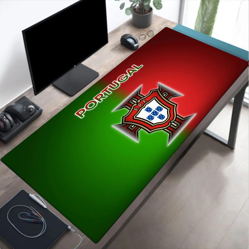 Portugal Football Crest Mouse Pad Mouse Pad, Gaming Mouse Pad, Keyboard Pad, Desk Decor for Computer Notebook Fan Gift Birthday Gift