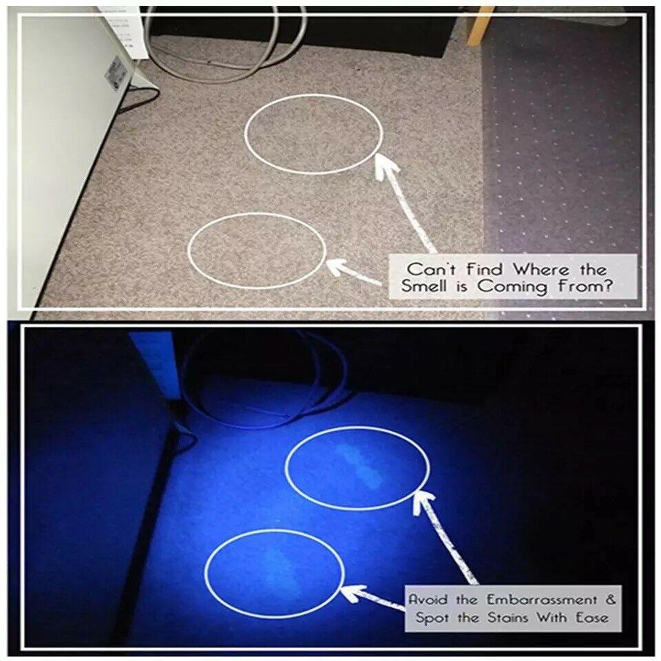 21 LED UV Ultraviolet Flashlight Black Light 395NM Mini Torch Light for Pet Urine Stains Portable Banknote T