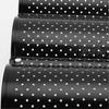 4 Pack 15 X 13 Inch Black Non-stick Perforated Baguette Pans, French Loaf Pan Baguette Tray 4 Wavy Loaves Loaf Pan For Baking -gt