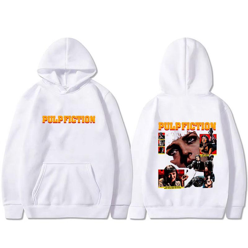 Movie Pulp Fiction Hoodie Quentin Tarantino Film Kill Bill Sweatshirt Men Women Casual Vintage Streetwear Pullover