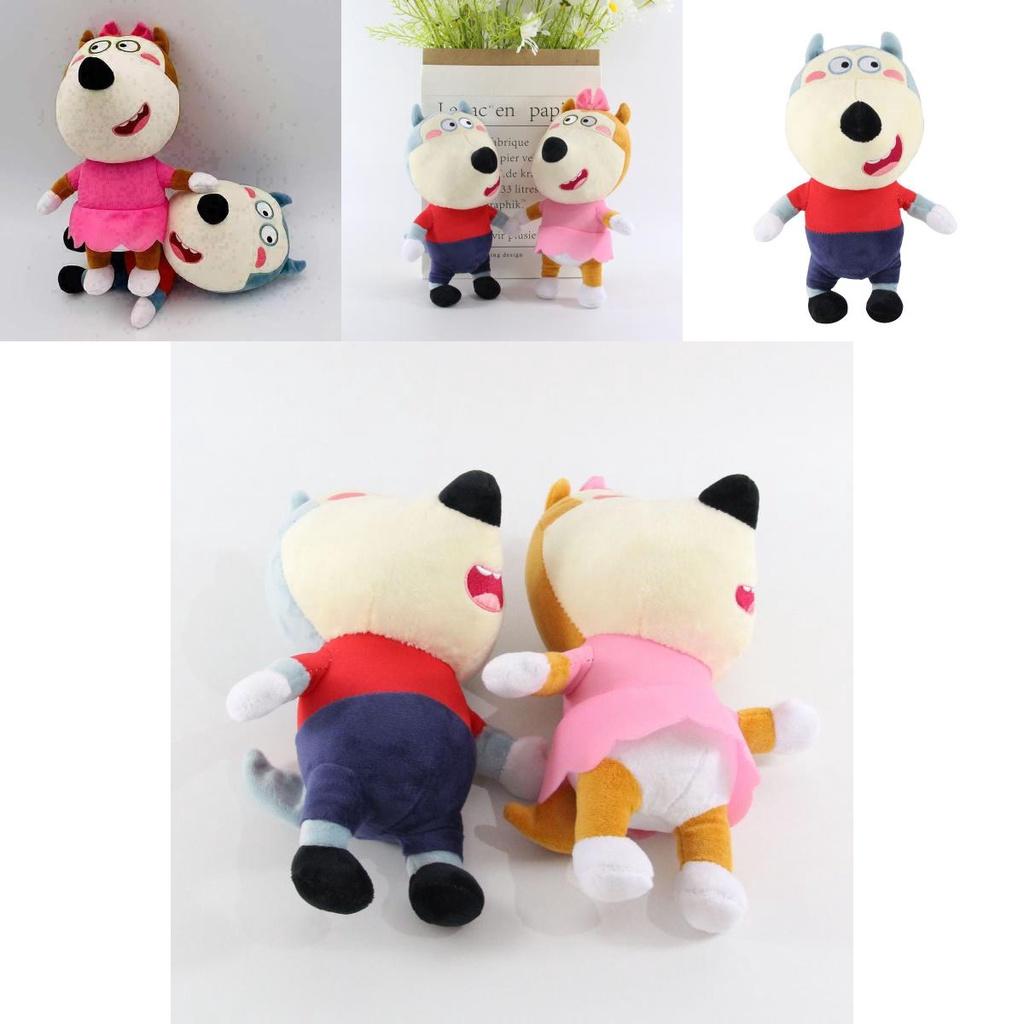Peluche Wolfoo Lucy Irresistibilmente Carino 25cm Morbido Ripieno Bambola Cartoon Famiglia
