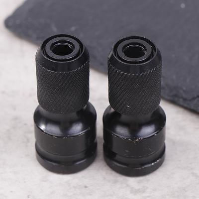 Impact Screwdriver Bit Holders,1/2-Inch Square Drive To 1/4-Inch Quick Release Hex Socket Adapter With Screwdriver Bits