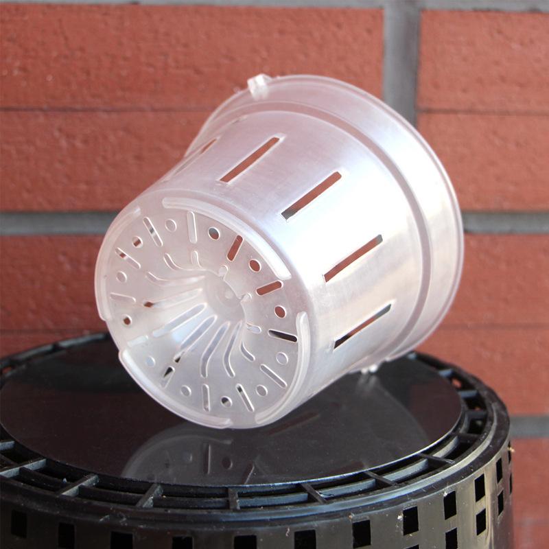 Orchid Pot Pots Plant With Flower Plastic Tray Nursery Planter Planting Clear Holes Hydroponic Cup Container Plants For Net