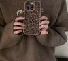 Spotted leopard print for iphone17pro mobile phone case Apple 15 hand rope 14 retro 13promax new 16x