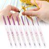 Crochet Hooks 8 Pcs Soft NonSlip Good Grip Knitting Needles Set with   for Weaving Home Use(Blue and White Porcelain Pack of 8 )
