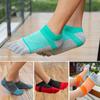 1Pair Pure Cotton Five Finger Socks EU 38-44 Men Shaping Sock Breathable Ankle Socks