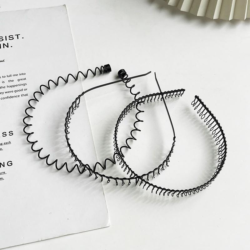 AISHG Non-slip Wash Wave Hair Bands for Women Invisible Movement Tide Simple Back Headwear Korean Hairband Girl Hair Accessories