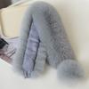 Thickened Imitation Fur Scarf Magnetic Cross Neck Warmer Gifts Plush Scarf  Girl