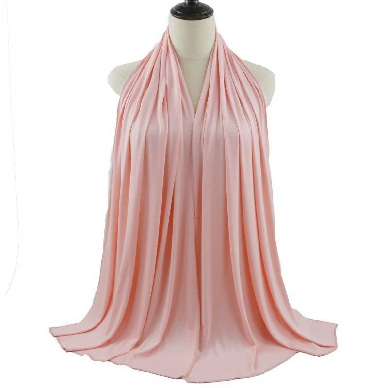 

Женский модальный шарф, модная хлопковая текстура, зеленый, красный, фиолетовый, простой однотонный синий шарф цвета хаки, длинный мусульманский африканский платок, простой мягкий платок, галстук 1pcs светло-розовый