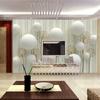 European Style 3D White Balls Dandelion Photo Wallpaper for Living Room TV Background Bedroom Wall Murals
