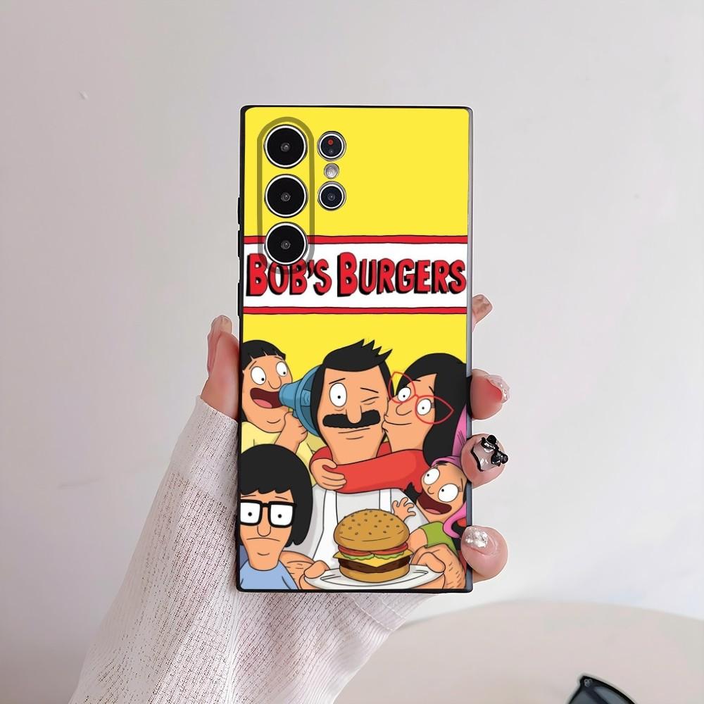 Cartoon B-Bobs Burgers Phone Case For Samsung Galaxy S25 S24 S22 S23 Ultra S21 S20 Plus 5G Frosted Non-Slip Full Cover Soft Case