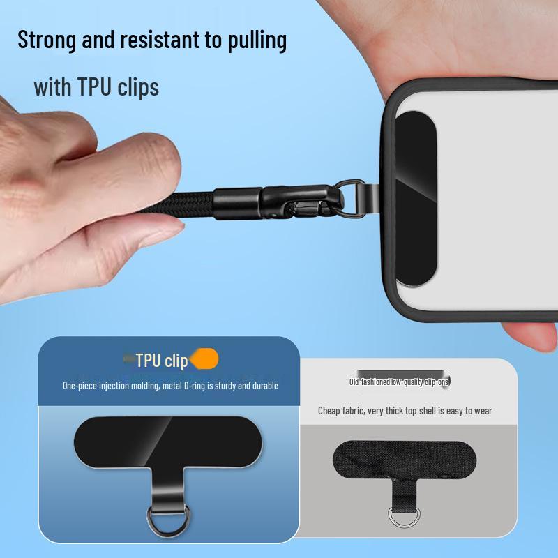 Adjustable Phone Lanyard Wrist Strap with Clip - Anti-drop, Anti-lost Self-locking Bracelet.