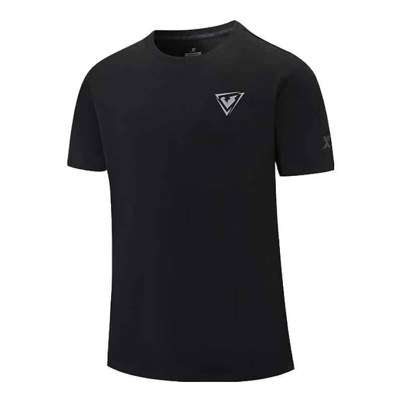 XTEP Men s Soft Antibacterial Short Sleeve Sports T-Shirt L