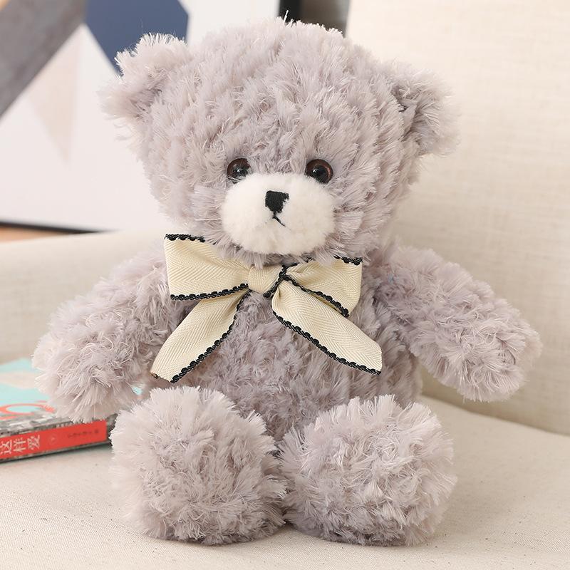 Bunter Teddybär Umarmungsbär Puppe Plüschtier Bärenpuppe Kinder beruhigende Stoffpuppe Geburtstagsgeschenk