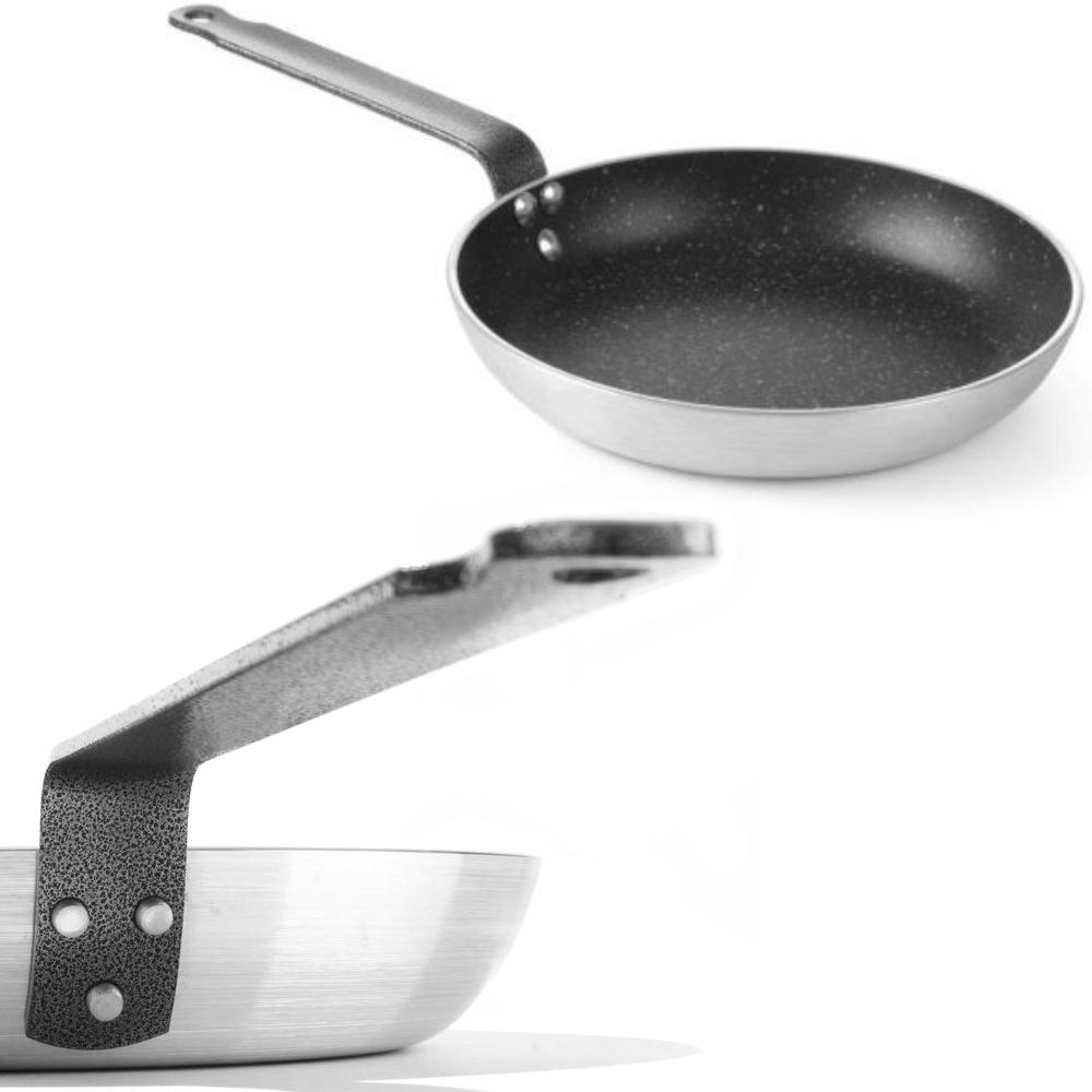 Aluminium-Bratpfanne mit Marmor-Antihaftbeschichtung, Durchmesser 320 mm, Hendi 627631