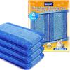 KEEPOW Microfiber Cleaning Pad, Mop Replacement Pads for Hardwood Floor Cleaner, 18 Inch, Washable & Reusable Spray Refills for Hard Surface Laminate