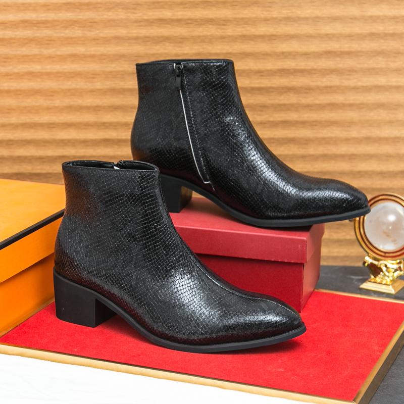 

Fashion Side Zipper Men s Ankle Boots All-match Mens Slip on Chelsea Shoes New Arrival Men Casual Male Motorcycle Boots Outdoor Men Shoe 46 чёрный