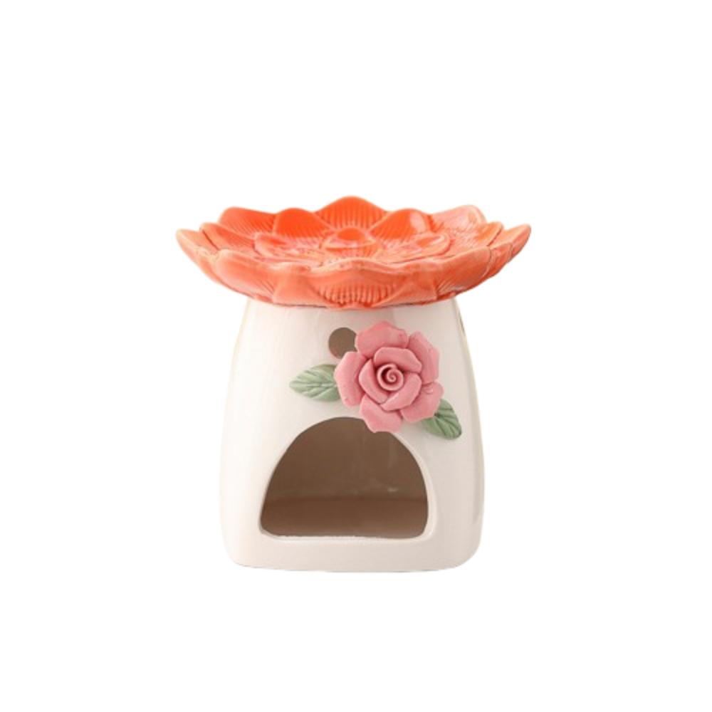 

Heat Resistant Candle Stove Eco-Friendly Essential Oil Diffuser Heating Incense Device Yoga Room оранжевый