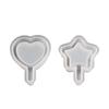 Poppy Crystal Epoxy Resin Heart & Star Sand Flow Silicone Mold Kit for DIY Keychains
