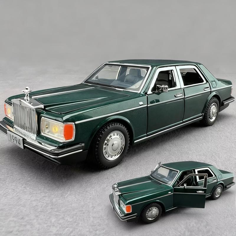 1/32 Rolls-Royces Silver Spur Spirit Alloy Luxy Car Model Diecasts Metal Classic Old Vehicles Car Model Sound Light Kids Gifts