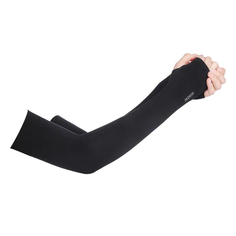 Maniche in seta di ghiaccio con protezione solare per uomo e donna, maniche da ciclismo all'aperto anti-UV - Zhuji Ice Sleeves