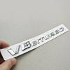 1Pc 3D ABS Chrome Logo Car Fender Side Badge Sticker Rear Trunk Emblem Decal