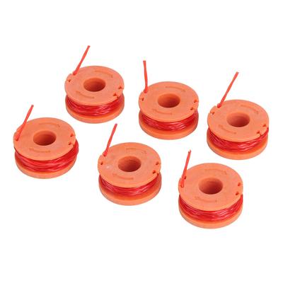 6 Stück Trimmer Rasenmäher Spule Schnur Zubehör Passend für Worx WA0010 Strimmer