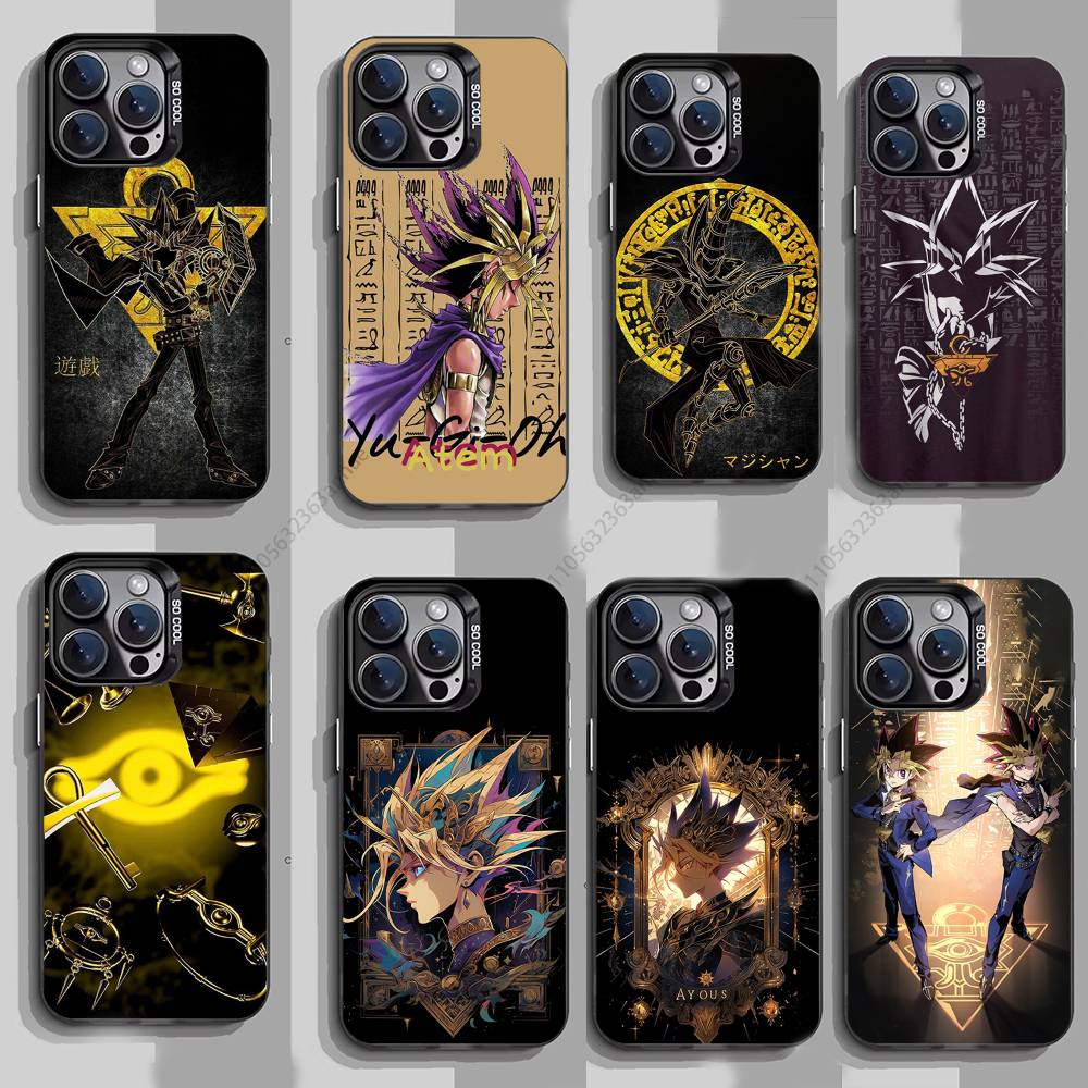 Cartoon Y-Yu Gi Oh Yugioh Phone Case for iPhone 15 16 Pro Max Air SE 11 13 Pro 14 Plus 12 11Pro 15Pro Max 16e Cover