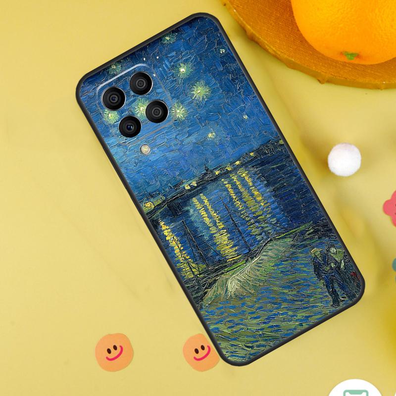 Van Gogh Art Oil Painting For Samsung Galaxy M54 M34 M14 M12 M32 M52 M53 M33 M13 M20 M21 M51 M15 M55 M31s M30s Case