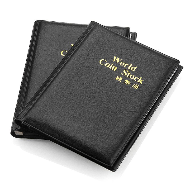 For Collector Coin Holder Albums Mini Penny Coin Storage Bag Collecting Money Organizer 120 Pockets Coins Collection Album Book