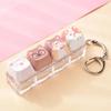 Cute Cat Dog Pendant Stress-Relief Fidget Keychain Mechanical Keyboard Keychain Dog-Themed Clicker Fidget For Backpack Study
