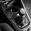 For Renault Megane III Fluence 2009-2017 Carbon Fiber Central Control Gear Shift Cup Holder Trim Set Car Accessories Sticker